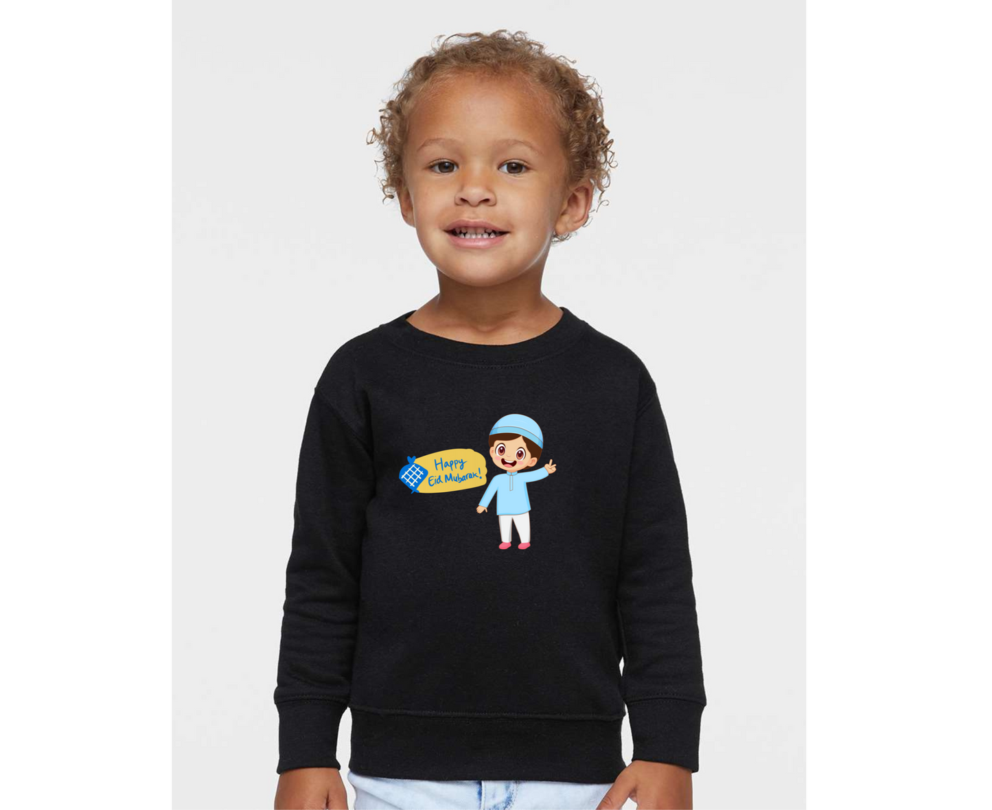 Happy Eid Mubarak Kids Sweatshirt – Festive Wear for Boys & Girls