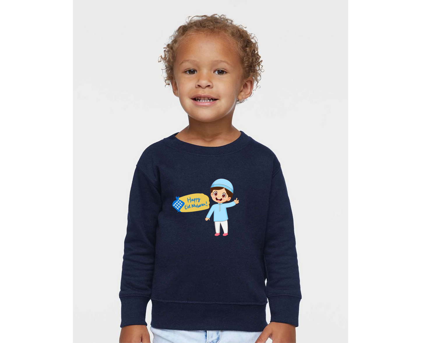 Happy Eid Mubarak Kids Sweatshirt – Festive Wear for Boys & Girls