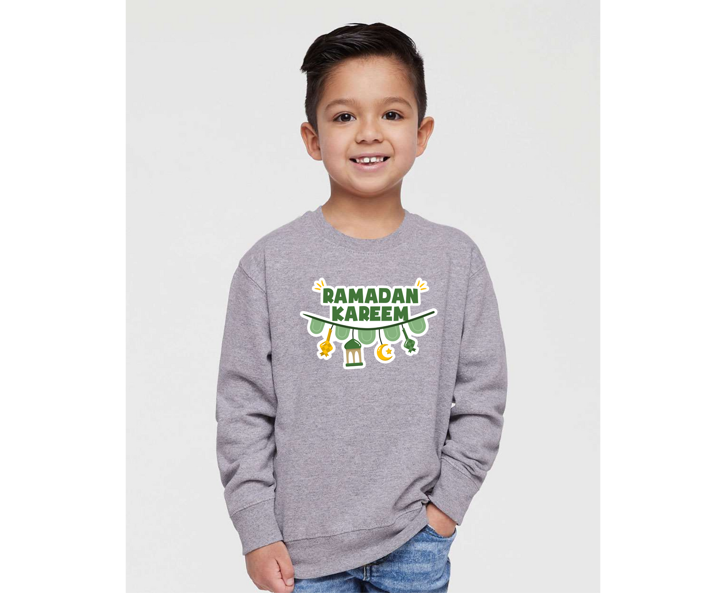 Ramadan Kareem Toddler Sweatshirt – Cozy & Festive Celebration Wear