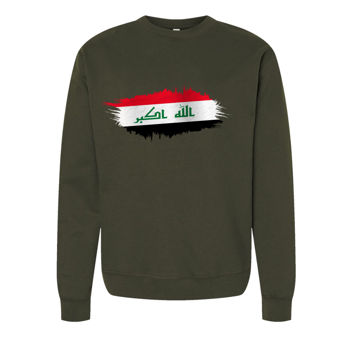 Iraq Flag Sweatshirt – Proudly Representing العراق