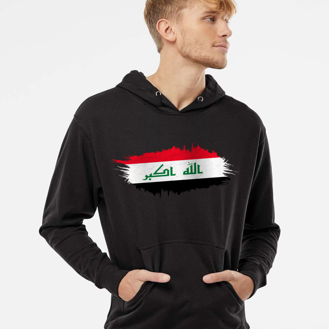 Iraq Flag Hoodie – Proudly Representing العراق