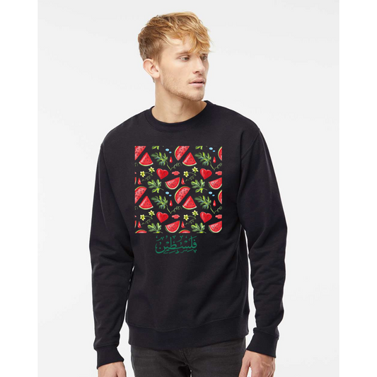 Watermelon Palestine Sweatshirt– Bold & Proud Statement