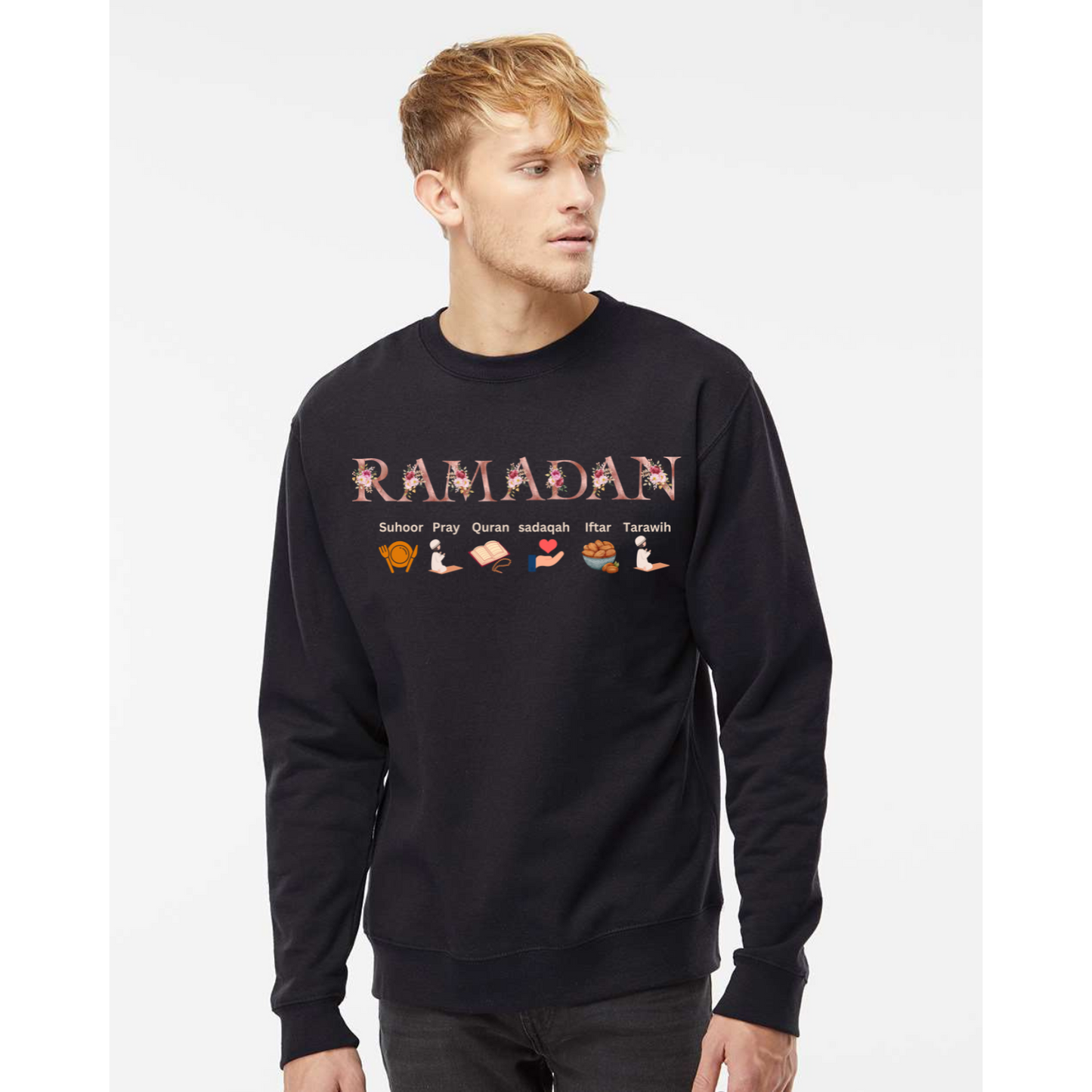 Ramadan Mode On Sweatshirt – Festive Islamic Faith Design