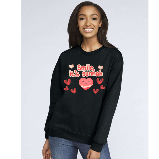 Smile It’s Sunnah Sweatshirt – Heartfelt & Faith-Inspired Comfort- Ramadan