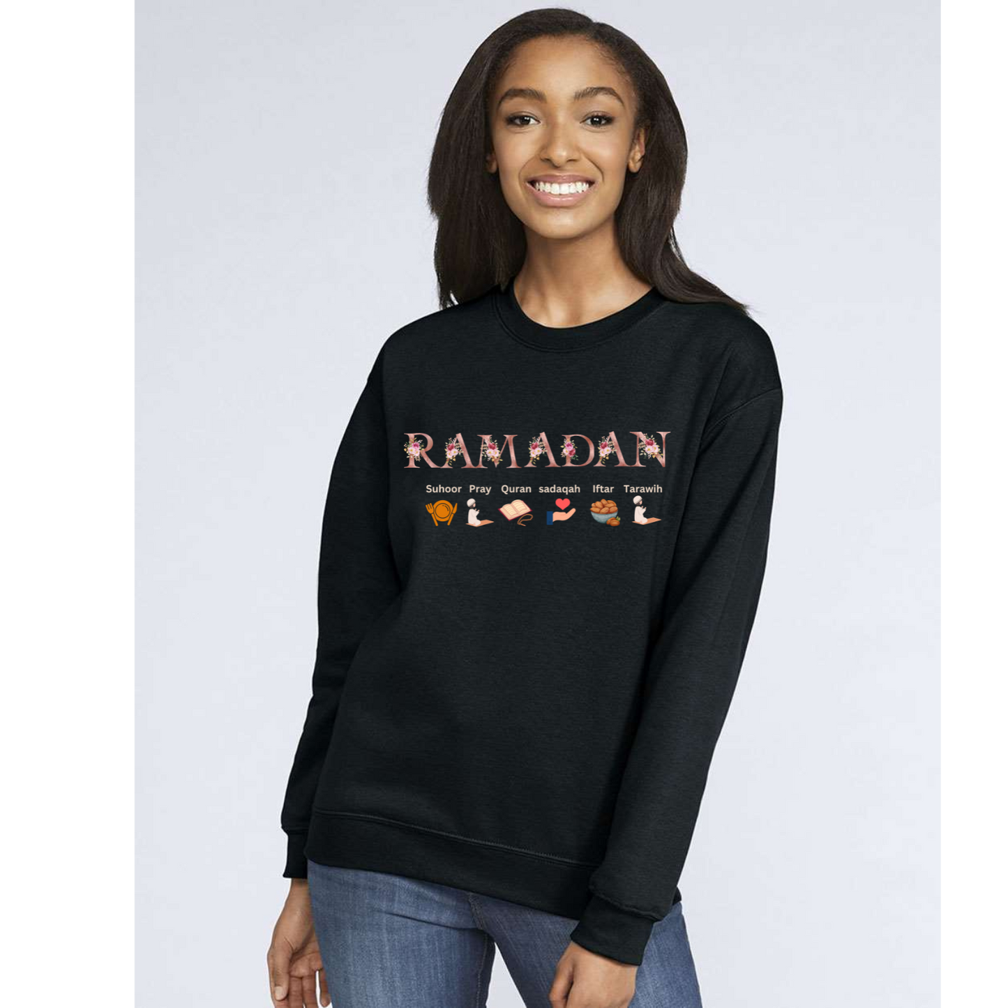 Ramadan Mode On Sweatshirt – Festive Islamic Faith Design