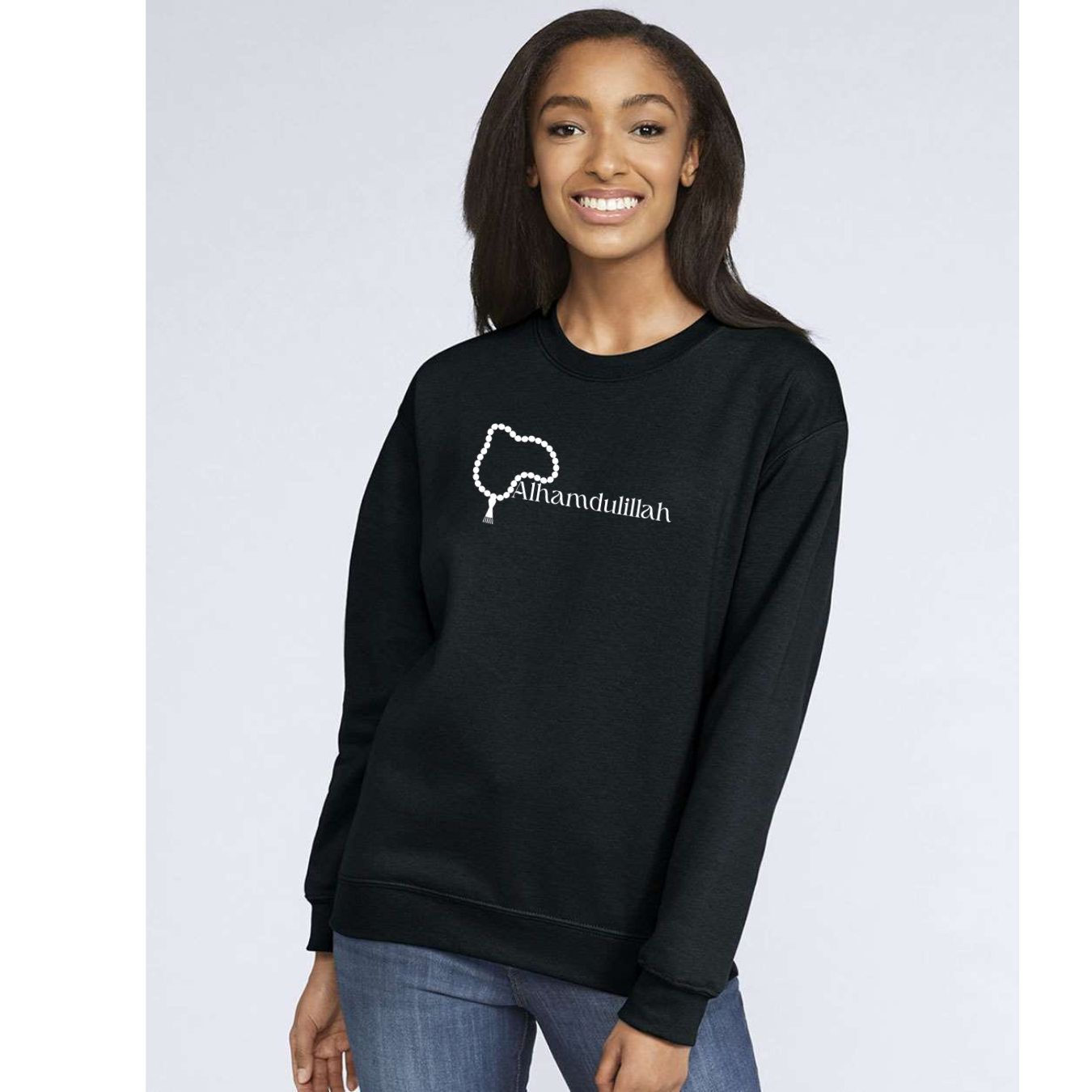 Blessed & Grateful Alhamdulillah Sweatshirt – Islamic Faith Cozy Wear