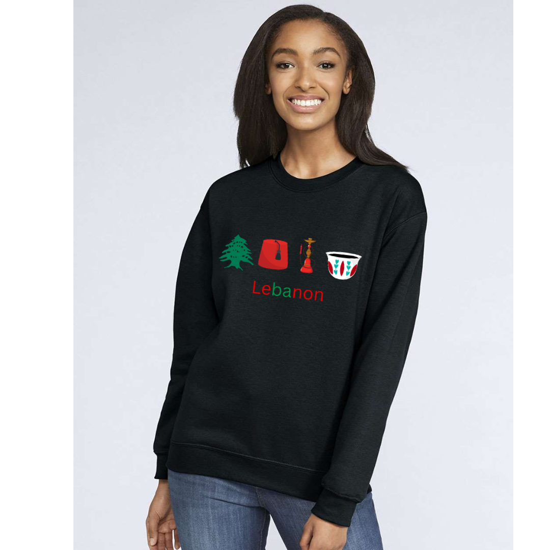 Lebanon Pride Sweatshirt– Show Your Lebanese Spirit