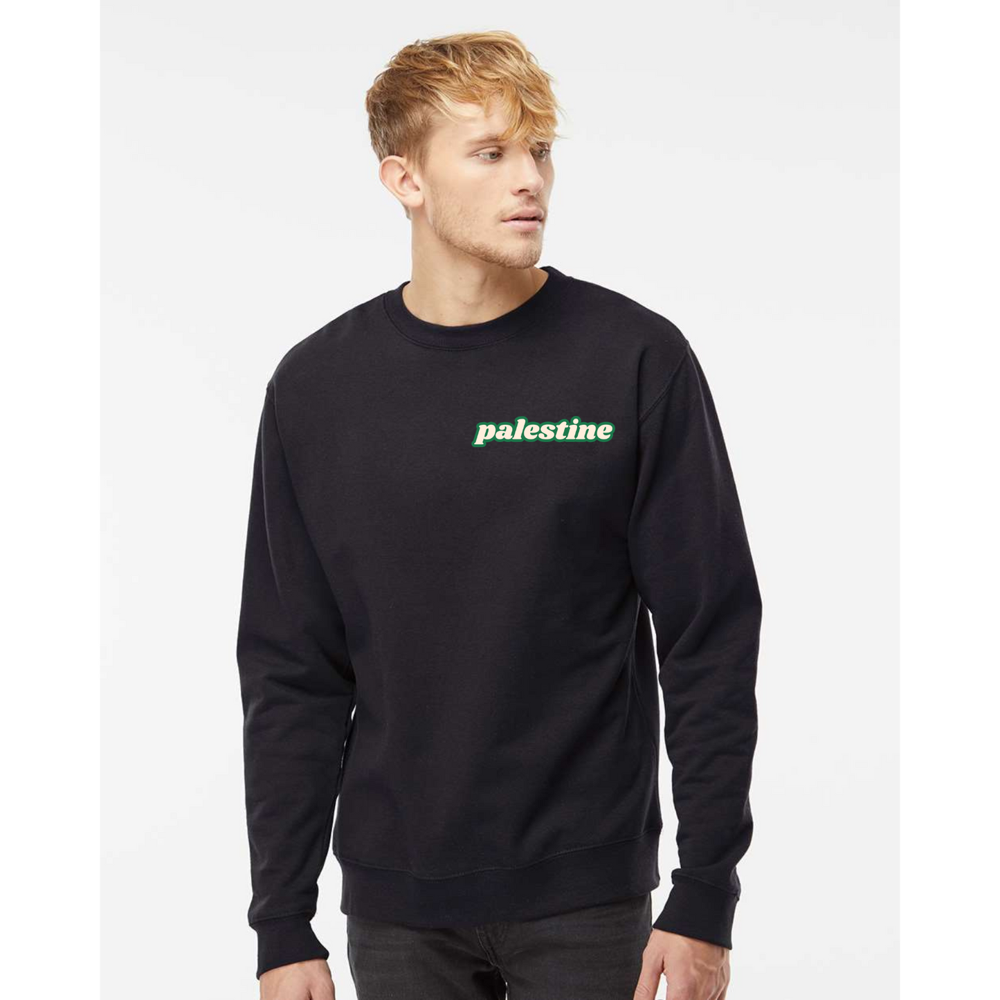 Palestine Sweatshirt with Chest & Back Design – Bold & Patriotic Statement