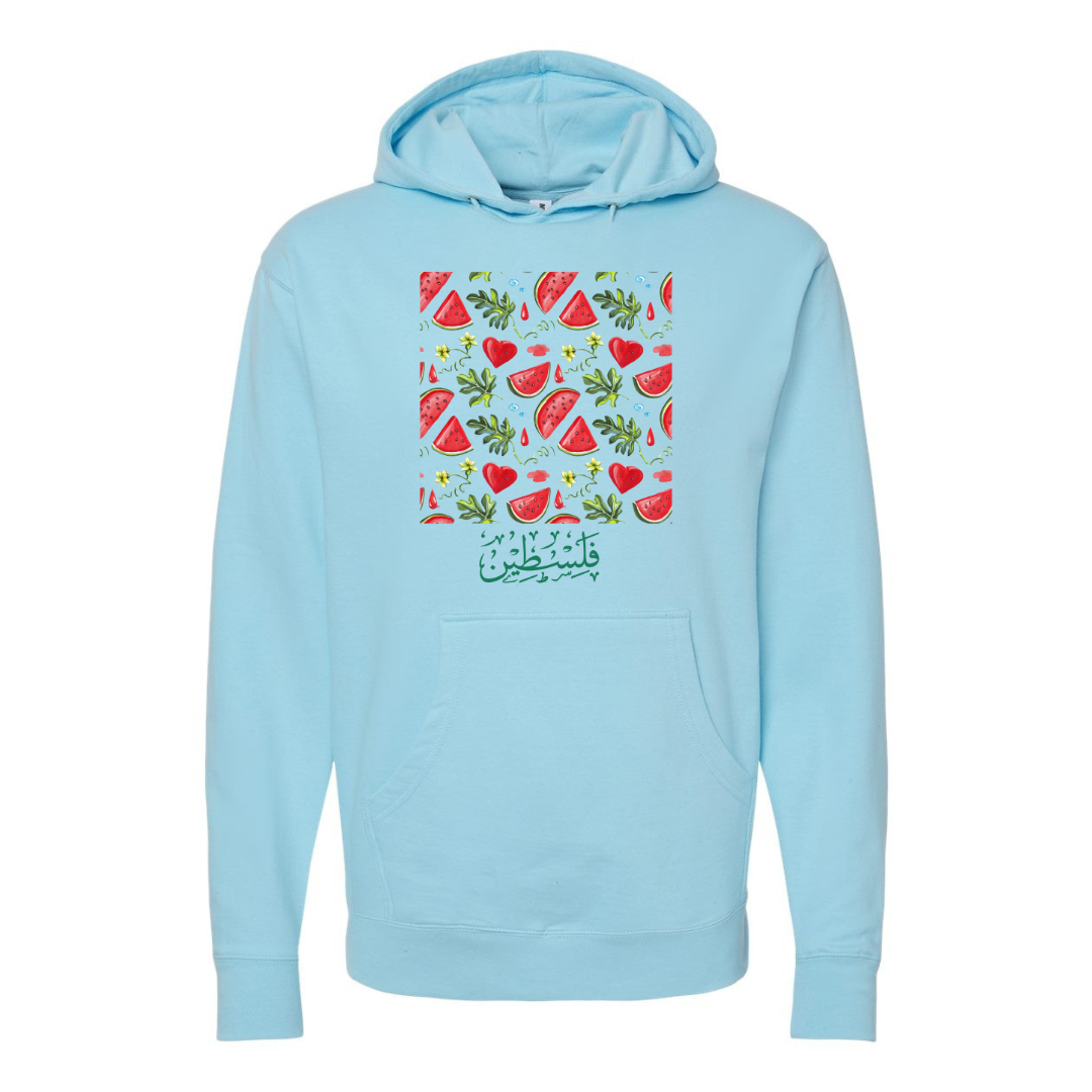 Watermelon Palestine Hoodie – Bold & Proud Statement