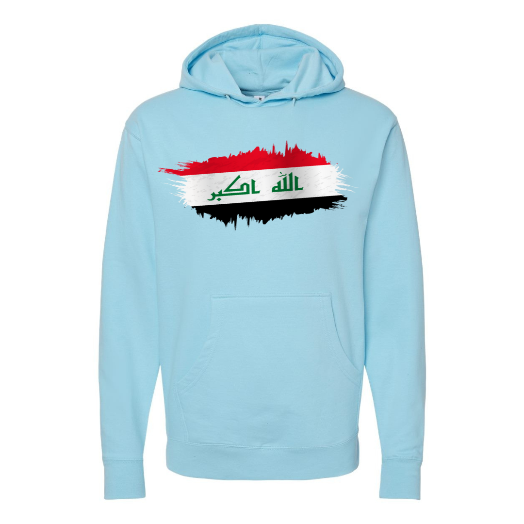 Iraq Flag Hoodie – Proudly Representing العراق