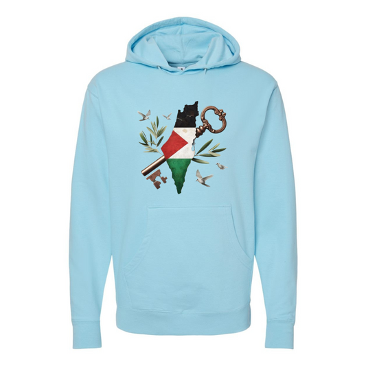 Palestine Map Hoodie – Bold & Meaningful Tribute