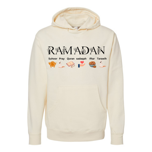 Ramadan Mode On Hoodie – Festive Islamic Faith Design