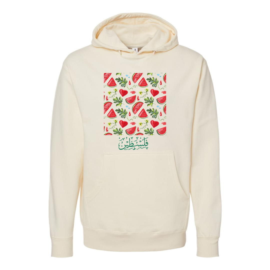 Watermelon Palestine Hoodie – Bold & Proud Statement