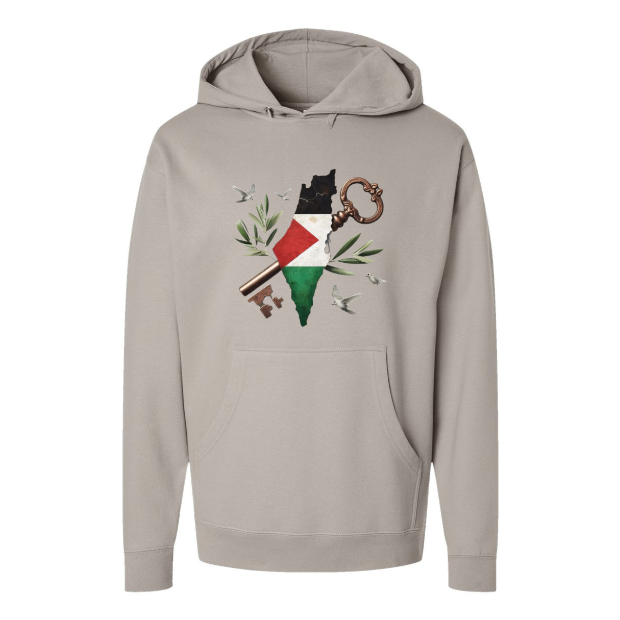 Palestine Map Hoodie – Bold & Meaningful Tribute