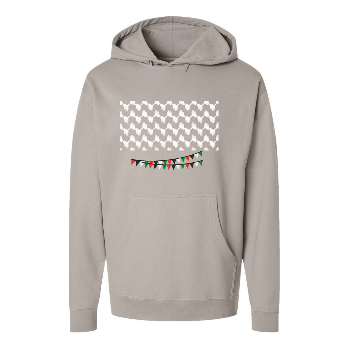 Palestinian Kufiya Hoodie – Wear Your Heritage with Pride