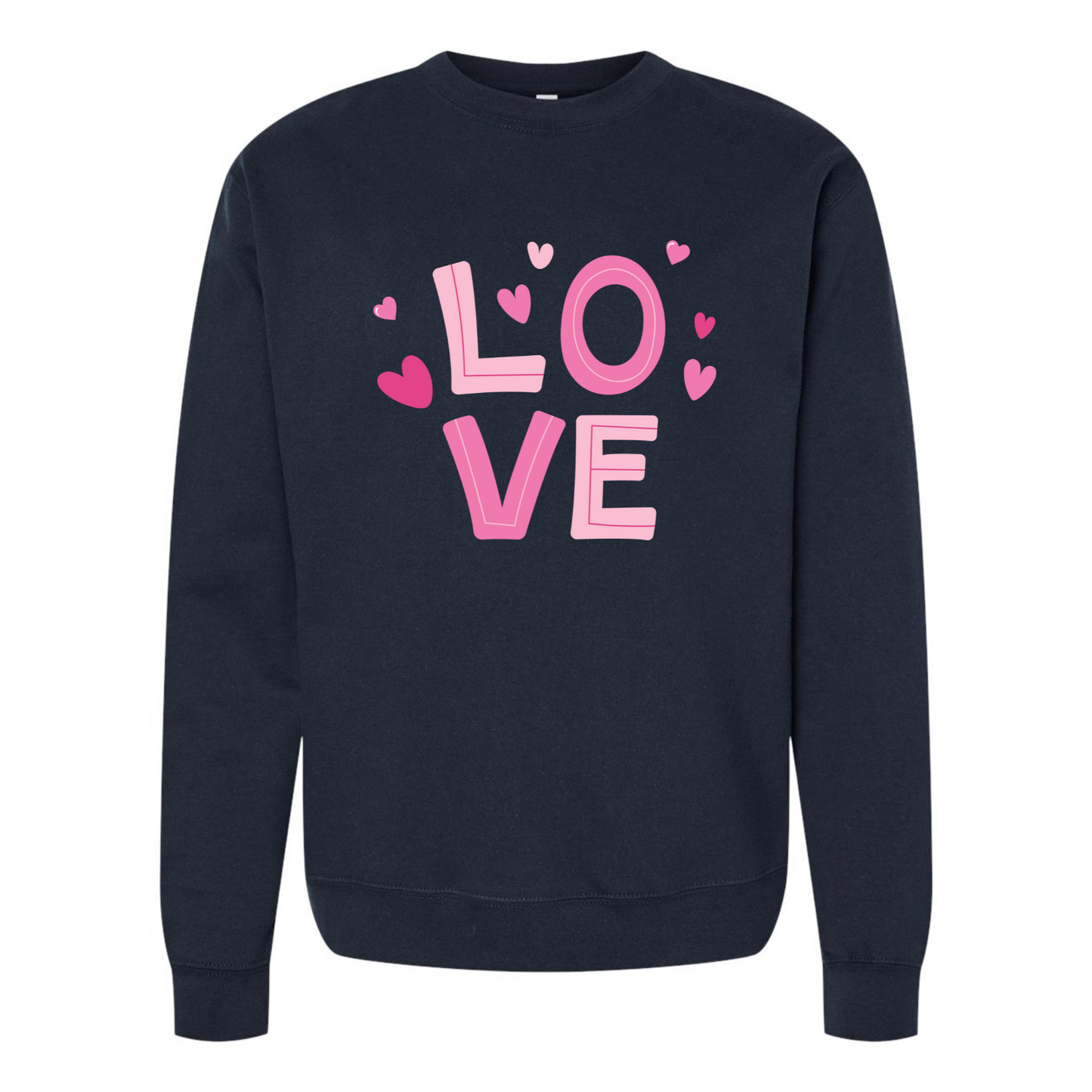 Love & Heart Sweatshirt – Perfect Valentine's Day Gift