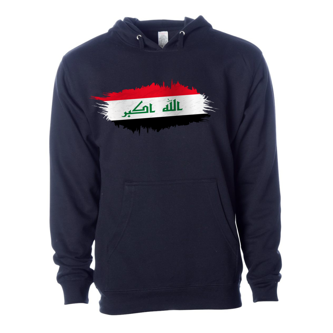 Iraq Flag Hoodie – Proudly Representing العراق