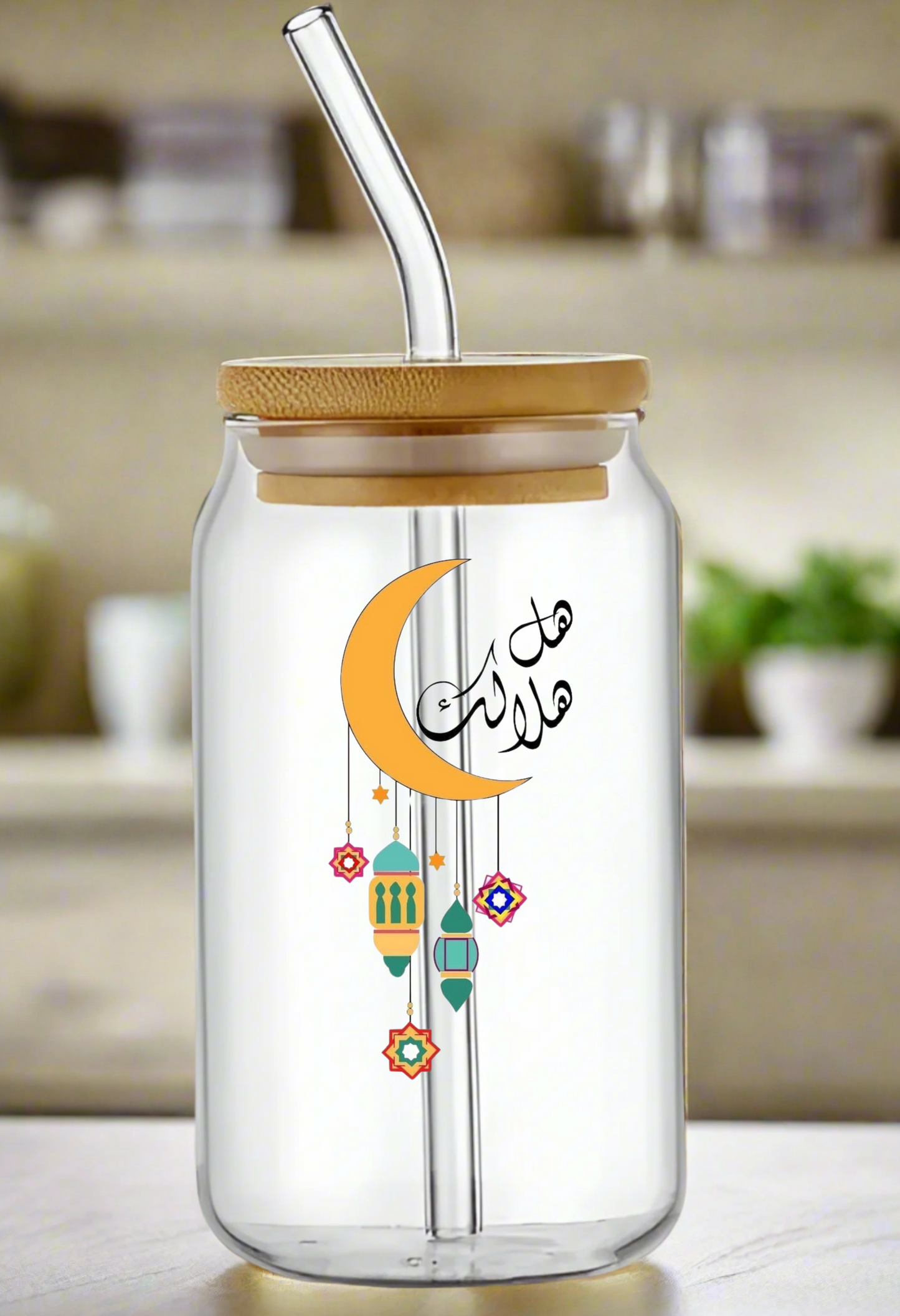 Ramadan Can Glass Cup – Festive & Elegant Drinkware Collection