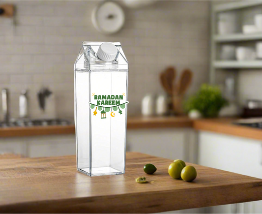 Ramadan Clear Juice Container – Elegant & Festive Collection