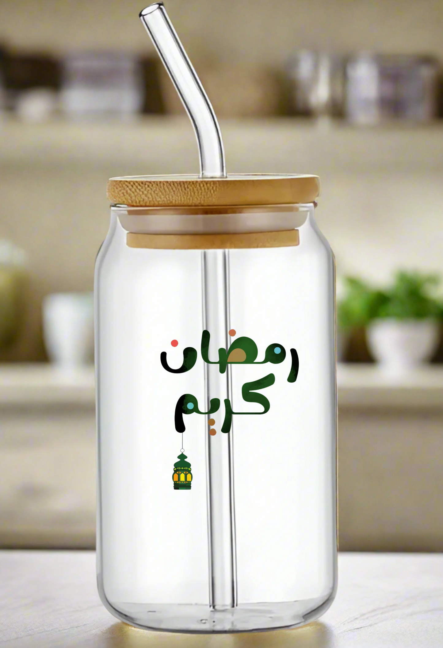 Ramadan Can Glass Cup – Festive & Elegant Drinkware Collection