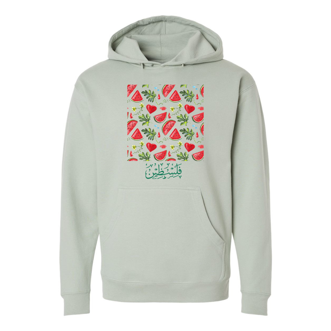 Watermelon Palestine Hoodie – Bold & Proud Statement