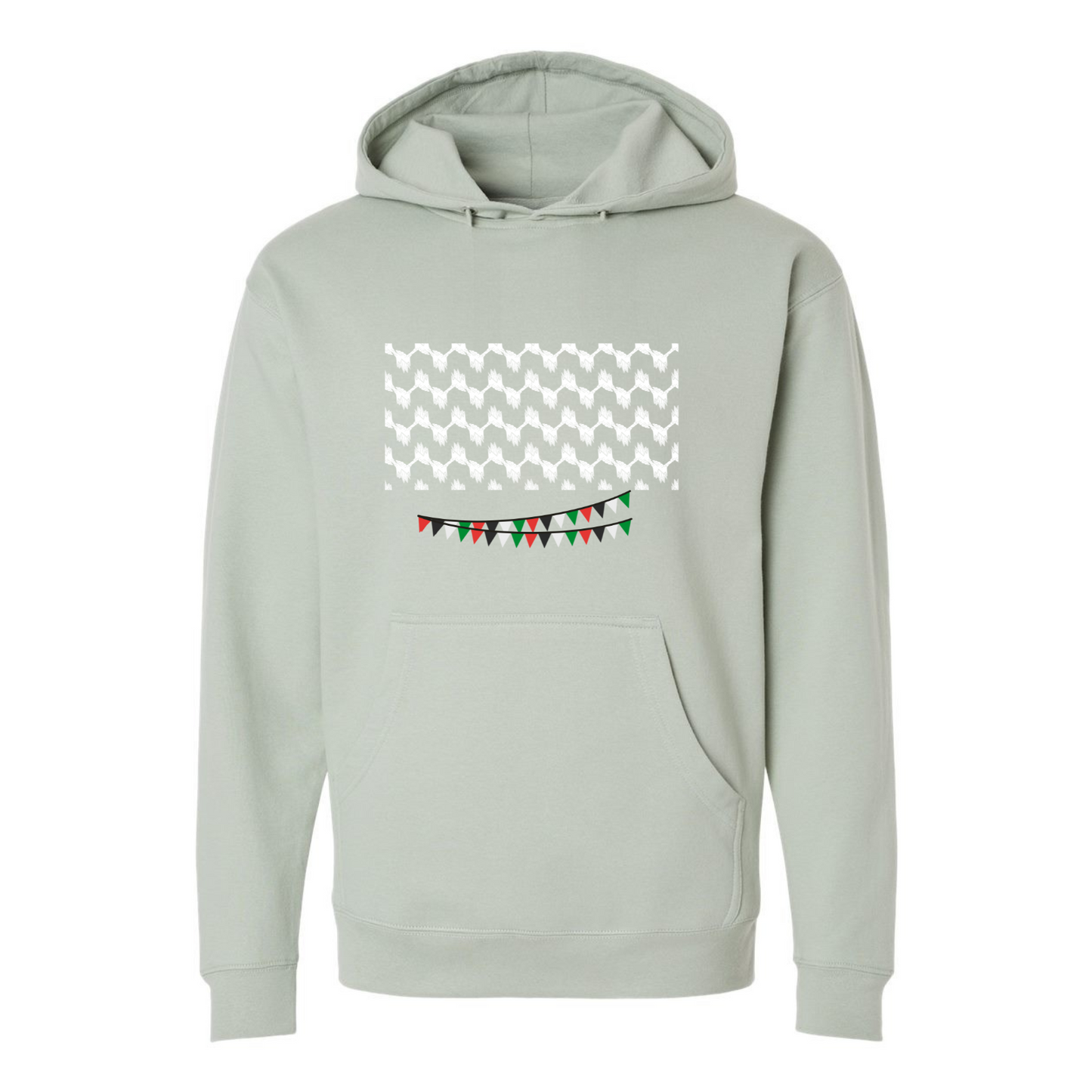 Palestinian Kufiya Hoodie – Wear Your Heritage with Pride