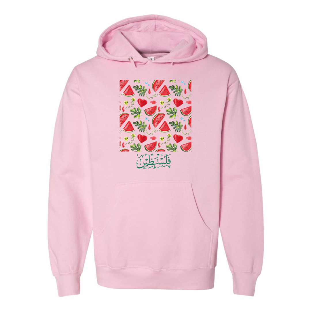 Watermelon Palestine Hoodie – Bold & Proud Statement