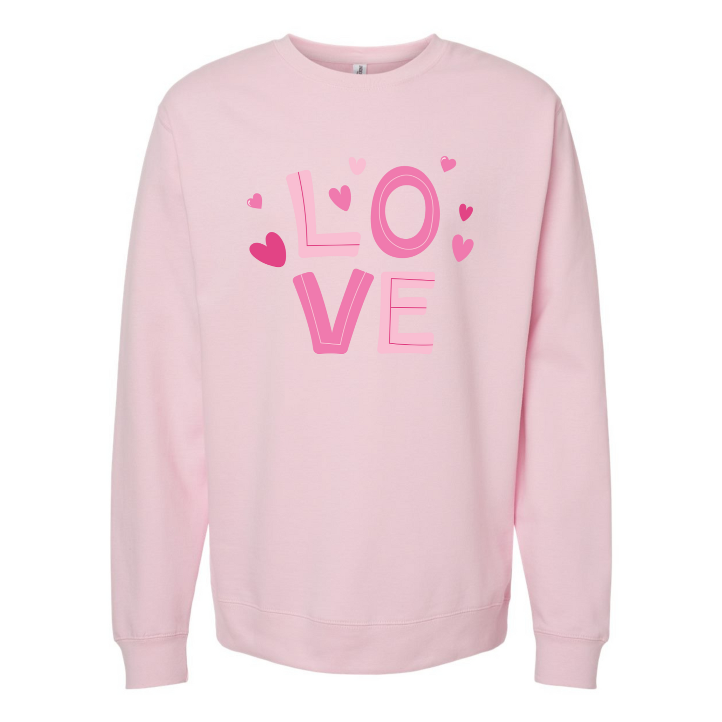 Love & Heart Sweatshirt – Perfect Valentine's Day Gift