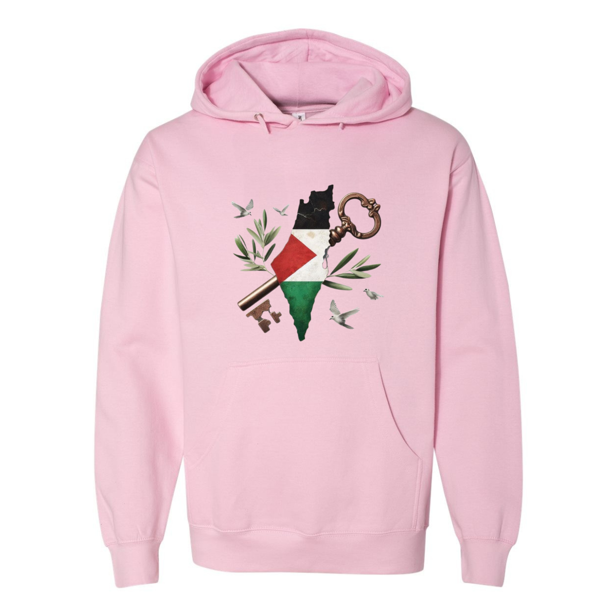 Palestine Map Hoodie – Bold & Meaningful Tribute