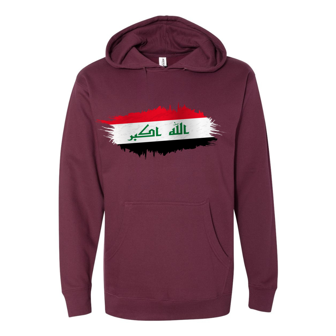 Iraq Flag Hoodie – Proudly Representing العراق