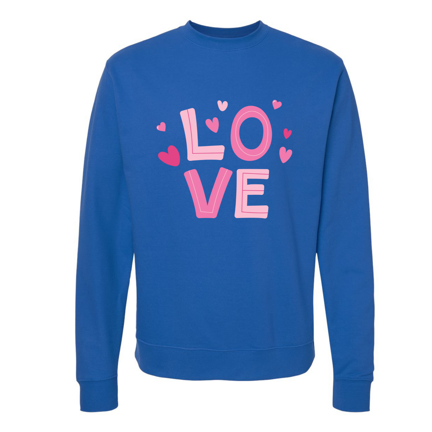 Love & Heart Sweatshirt – Perfect Valentine's Day Gift