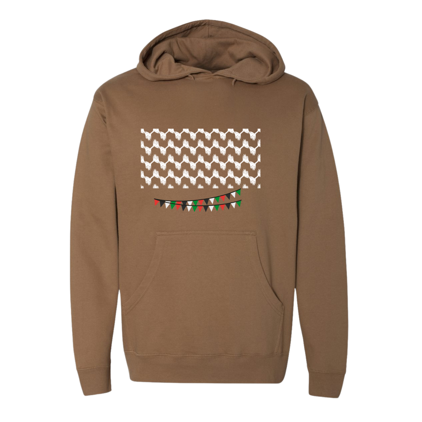 Palestinian Kufiya Hoodie – Wear Your Heritage with Pride